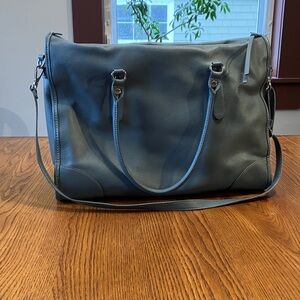 H&M Powder Blue Tote/Weekender Bag